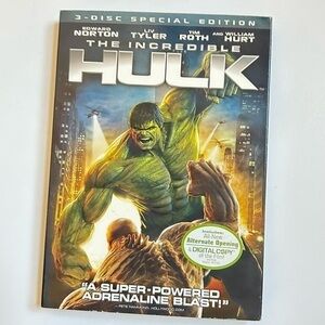 EUC MARVEL 3 Disc Special Edition THE INCREDIBLE HULK - Edward Norton - DVD